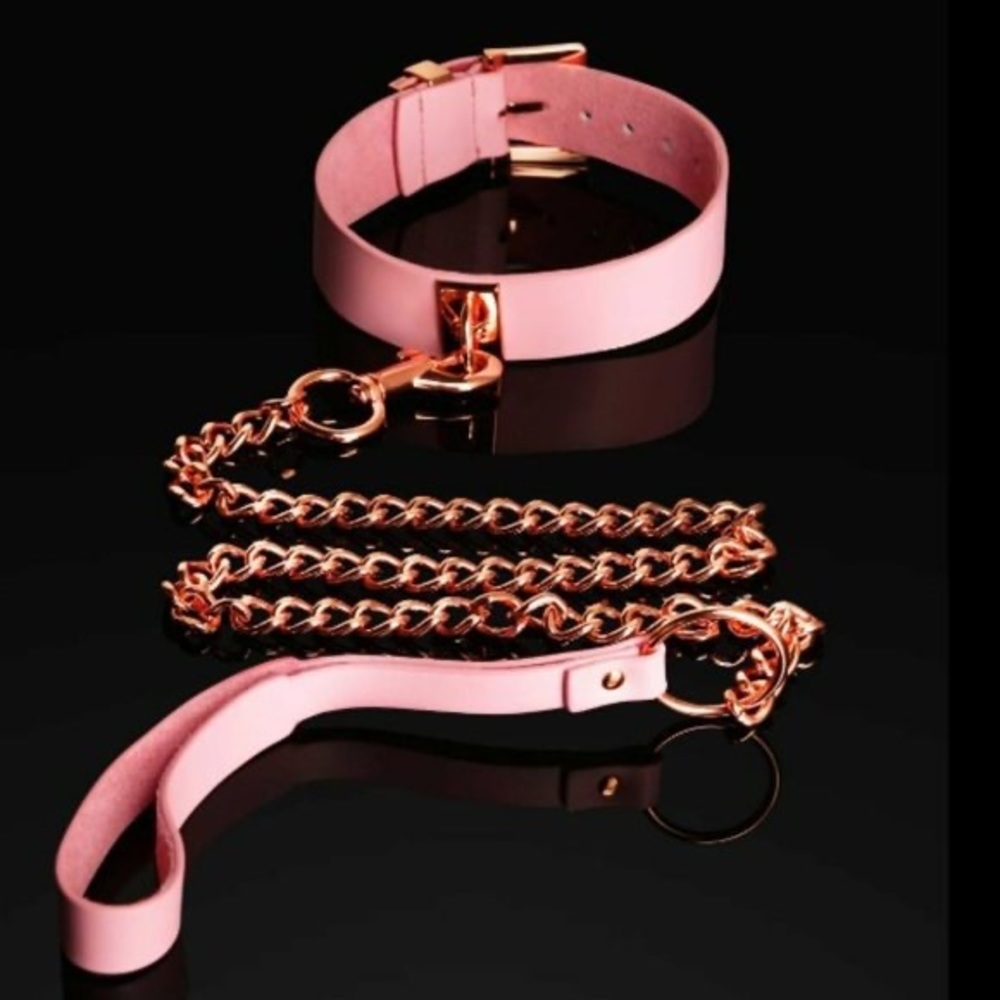 Honey Birdette Blush Pink Kukuro Bondage BDSM Collar